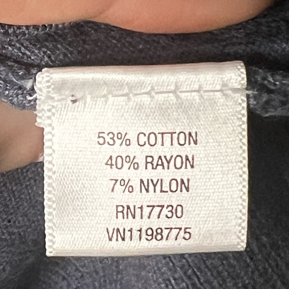 Merona Steel Gray-Blue Beaded Neck Button Down Cardigan Sweater - size MED - Picture 9 of 10